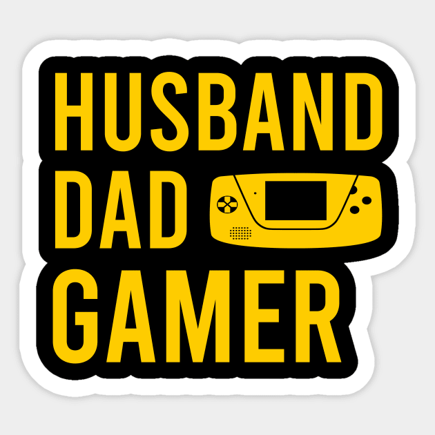Husband dad gamer Sticker by cypryanus